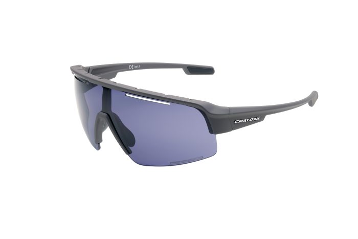 Cratoni C-Matic Color+Lifestyle black rubber grey-blue w/o mirror