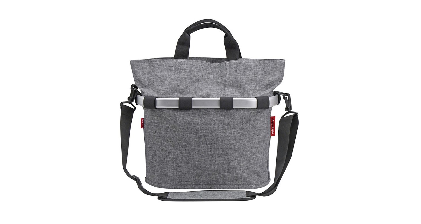 KLICKfix Reisenthel Bikebasket Oval M twist silver