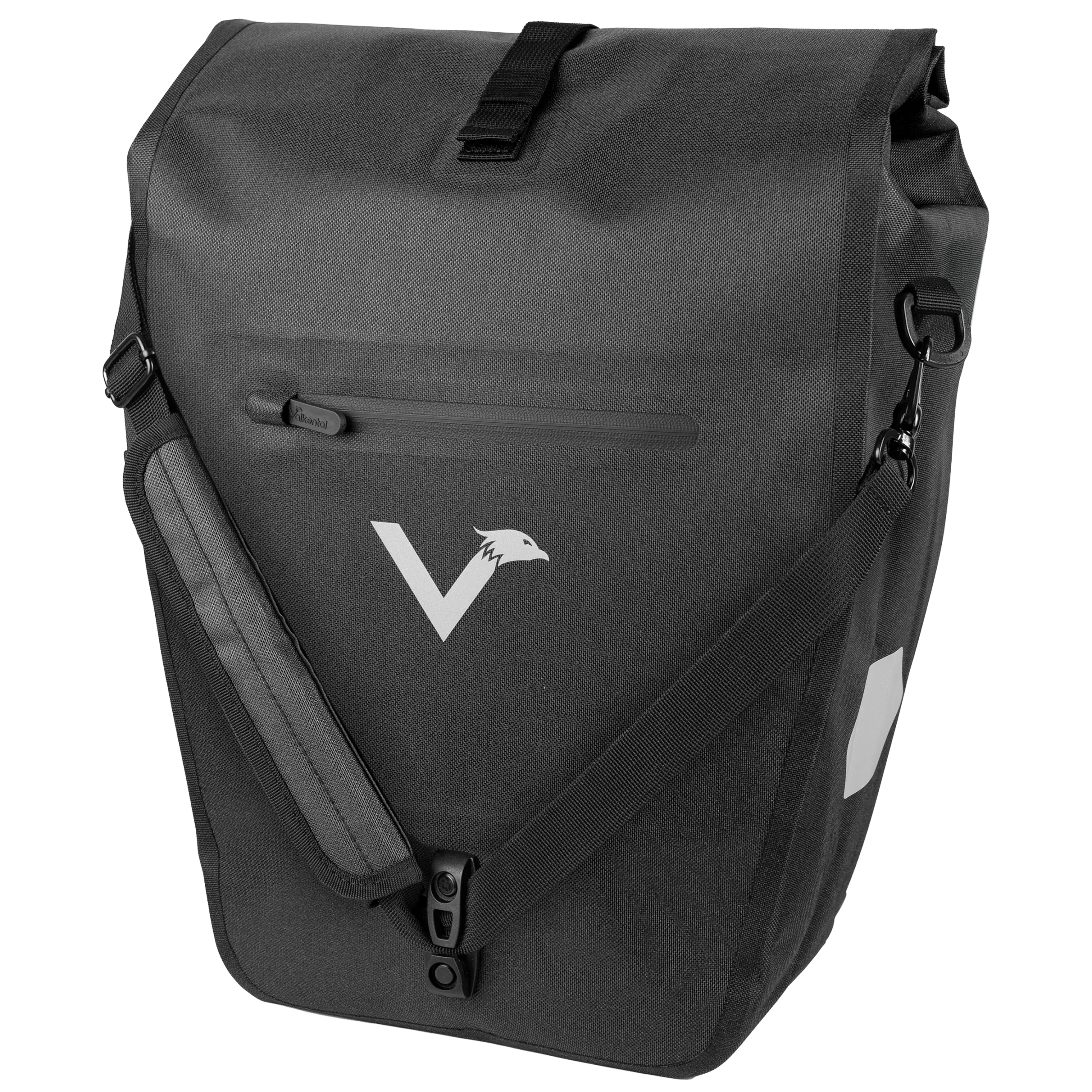 Valkental ValkOcean Gepäckträgertasche Space Black