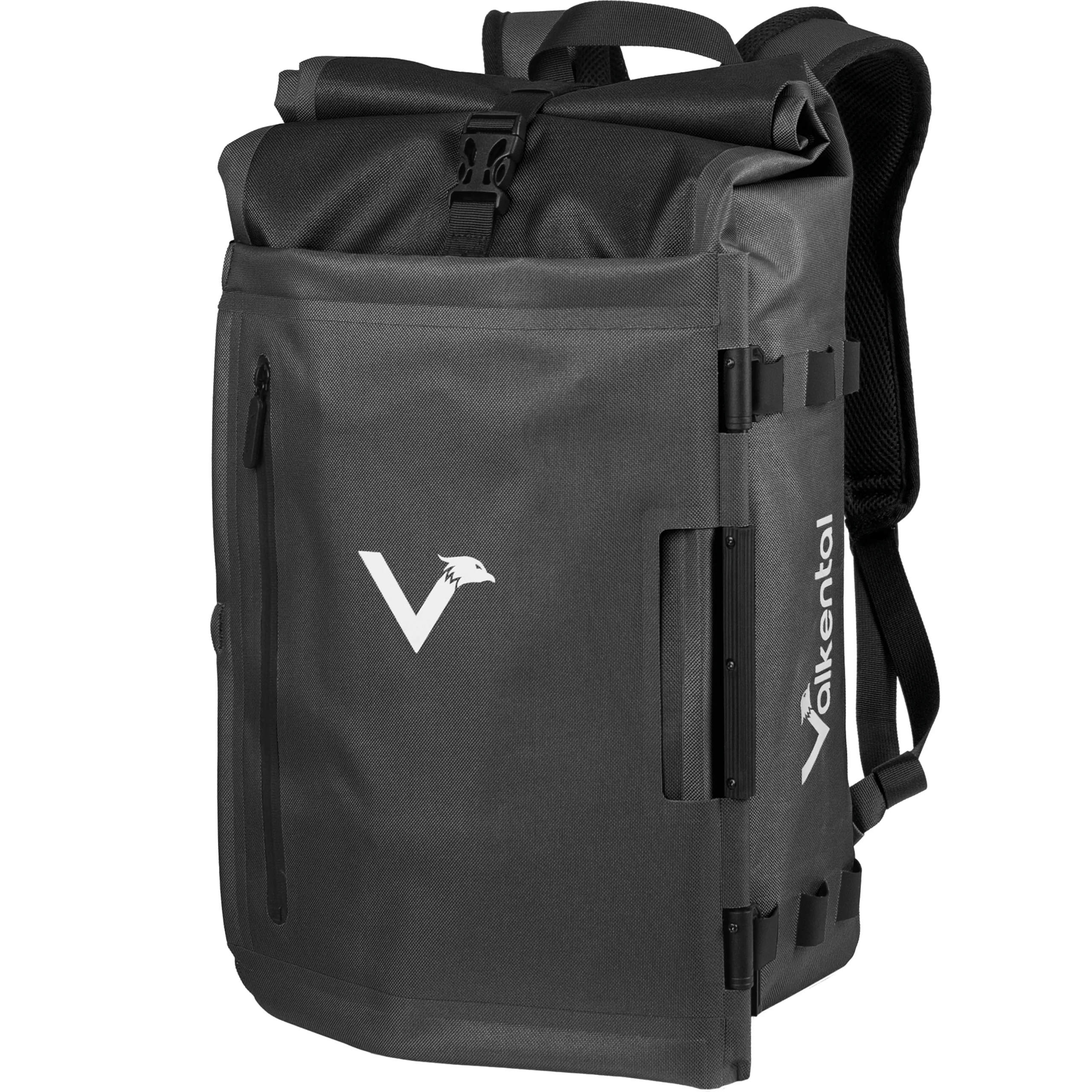 Valkental TrailX - Fahrradtasche & Rucksack kombiniert Schwarz/Reflective